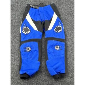Ocelot Racing Paintball Motocross Pants Youth K10(26) Blue‎ Black Padded MX BMX